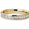 Women'S Rings | Blue Nile Channel Set Baguette-Cut Diamond Ring In 14K Yellow Gold (1/2 Ct. Tw.)