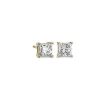 Earrings | Blue Nile Princess Cut Diamond Stud Earrings In 14K Yellow Gold (2 Ct. Tw.)