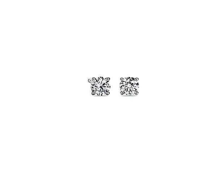 Earrings | Blue Nile Diamond Earrings In Platinum (3/4 Ct. Tw.)