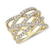 Rings | Blue Nile Diamond Wrap Fashion Ring In 14K Yellow Gold (1 Ct. Tw.)