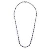 Necklaces | Blue Nile Sapphire & Diamond Graduated Eternity Necklace In 18K White Gold (2.4Mm)