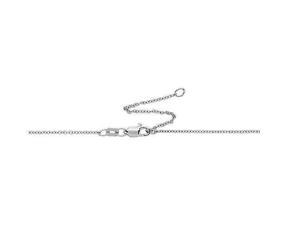 Necklaces | Blue Nile Fancy Shape Diamond Bar Necklace In 14K White Gold (5/8 Ct. Tw.)