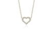 Necklaces | Blue Nile Mini Heart Diamond Necklace In 14K Yellow Gold (1/10 Ct. Tw.)