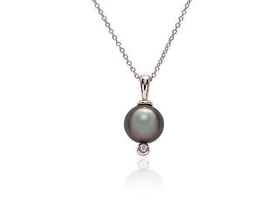 Necklaces | Blue Nile Tahitian Pearl Pendant In 14K Rose Gold (8.5-9Mm)