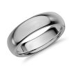 Men'S Rings | Blue Nile Comfort Fit Wedding Ring In Classic Gray Tungsten Carbide (6Mm)