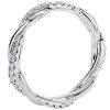 Women'S Rings | Blue Nile Petite Twist Diamond Eternity Ring In 14K White Gold (1/3 Ct. Tw.)