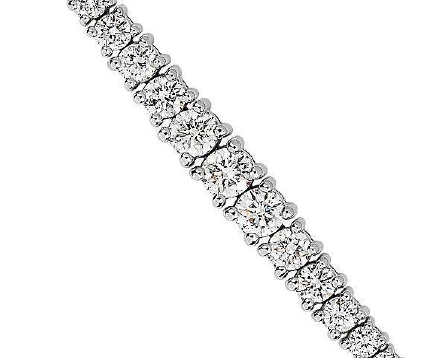 Bracelets | Blue Nile Crescendo Diamond Bracelet In 14K White Gold (5 Ct. Tw.)