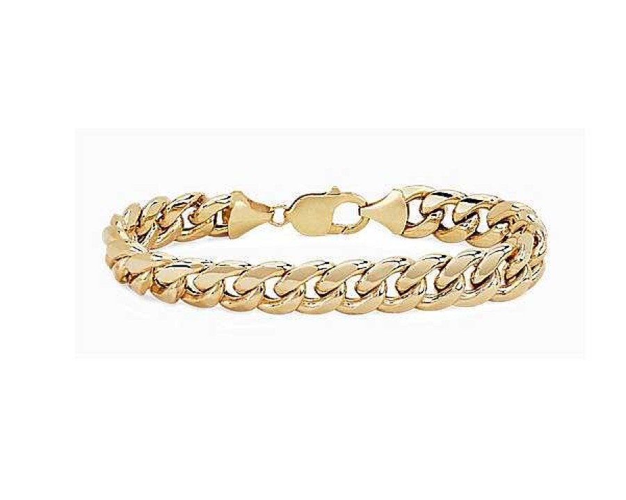 Bracelets | Blue Nile 9" Miami Cuban Link Bracelet In 14K Yellow Gold (11 Mm)