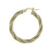 Earrings | Blue Nile Twisted Hoop Earrings In 14K Yellow Gold