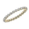 Women'S Rings | Blue Nile Floating Diamond Eternity Ring In 14K Yellow Gold (3/4 Ct. Tw.)