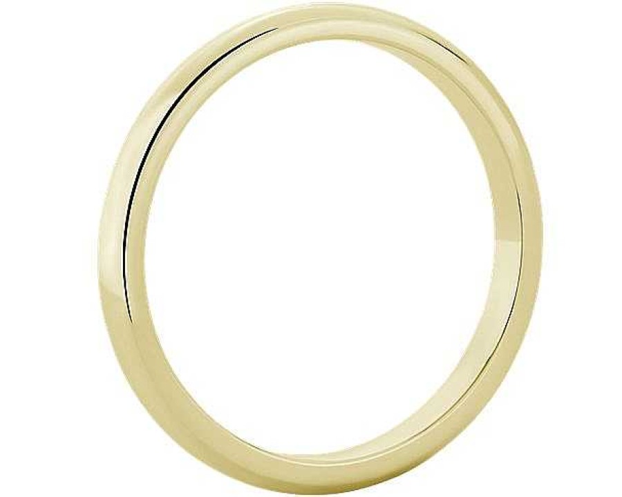 Women'S Rings | Blue Nile Mid-Weight Comfort Fit Wedding Ring In 14K Yellow Gold (2Mm)