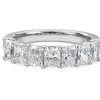 Women'S Rings | Blue Nile Seven Stone Radiant Shape Diamond Ring In Platinum (2 Ct. Tw.)