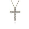 Necklaces | Blue Nile Lab Grown Diamond Cross Necklace In 14K Yellow Gold (2 Ct. Tw.)