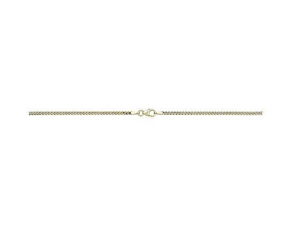 Necklaces | Blue Nile Sapphire Curb Link Necklace In 14K Italian Yellow Gold