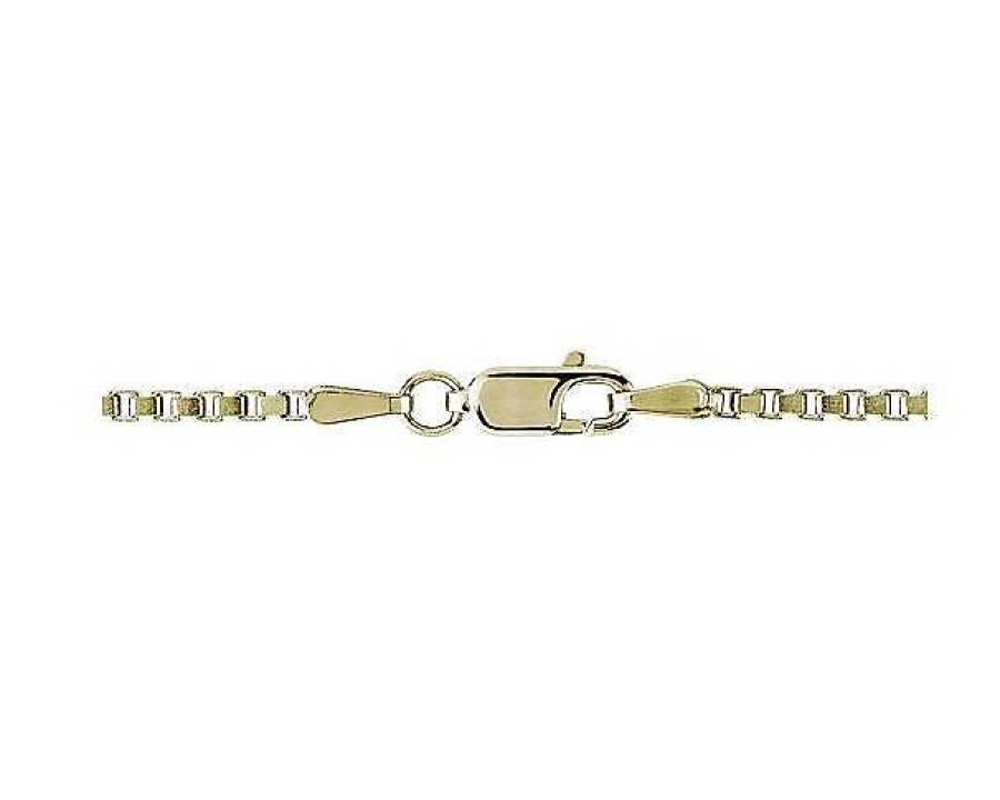 Bracelets | Blue Nile 7" Box Chain Bracelet In 14K Yellow Gold (1.9 Mm)