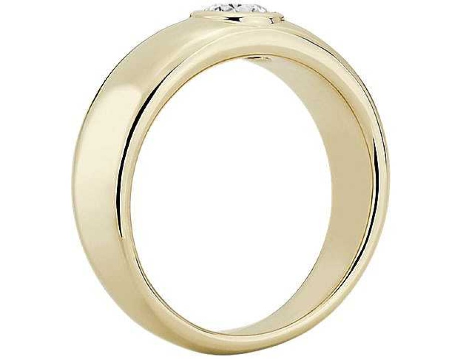 Rings | Blue Nile Zac Zac Posen Single Round Diamond Ring In 14K Yellow Gold (7 Mm, 3/4 Ct. Tw.)