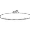 Bracelets | Blue Nile Mini Diamond Bar Bracelet In 14K White Gold (1/5 Ct. Tw.)