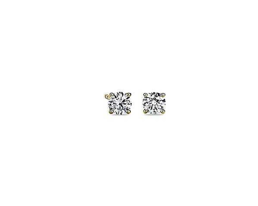 Earrings | Blue Nile Diamond Stud Earrings In 14K Yellow Gold (3/4 Ct. Tw.)