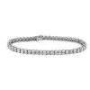 Bracelets | Blue Nile Oval Diamond Tennis Bracelet In 14K White Gold (10 Ct. Tw.)