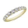 Women'S Rings | Blue Nile Selene Graduated Diamond Anniversary Ring In 14K Yellow Gold (1 Ct. Tw.)