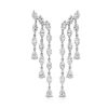 Earrings | Blue Nile Diamond Trio Drop Earrings In 18K White Gold (4 Ct. Tw.)