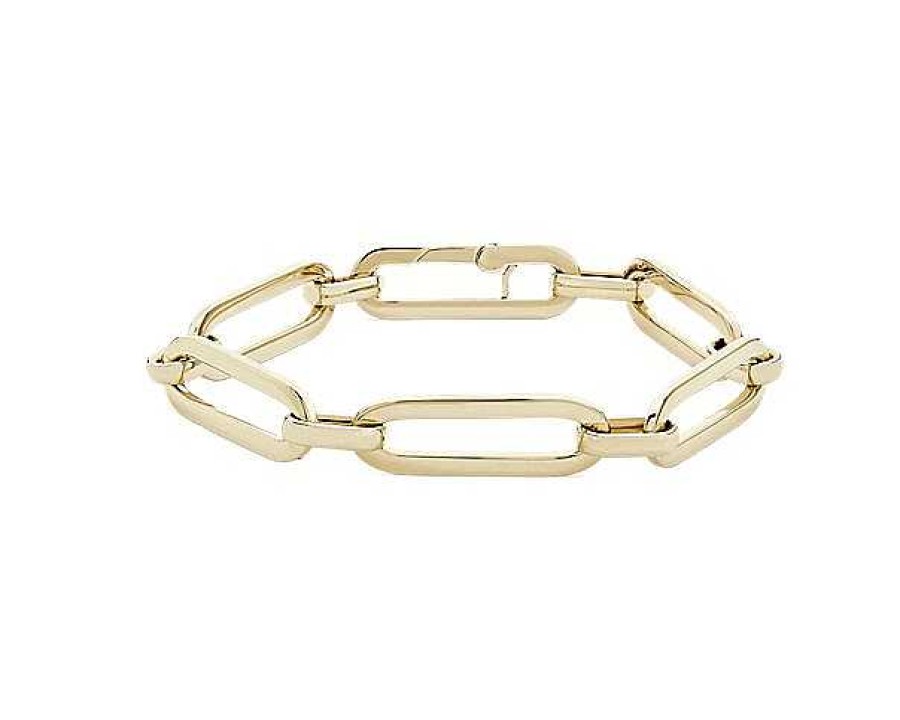 Bracelets | Blue Nile 7.5" Oversized Links Bracelet In 14K Italian Yellow Gold (10.2Mm)