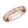 Rings | Blue Nile Rectangle Wedding Ring In 18K Rose Gold (4Mm)