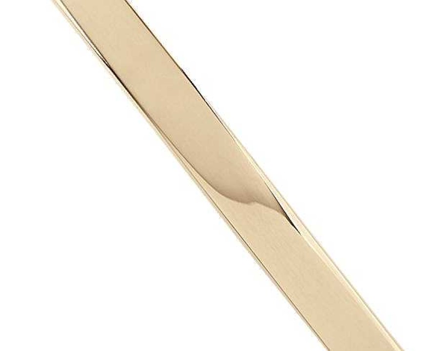 Bracelets | Blue Nile Flexible Cuff In 14K Yellow Gold (4Mm)