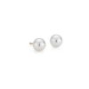 Earrings | Blue Nile Classic Akoya Cultured Pearl Stud Earrings In 18K Yellow Gold (6-6.5Mm)