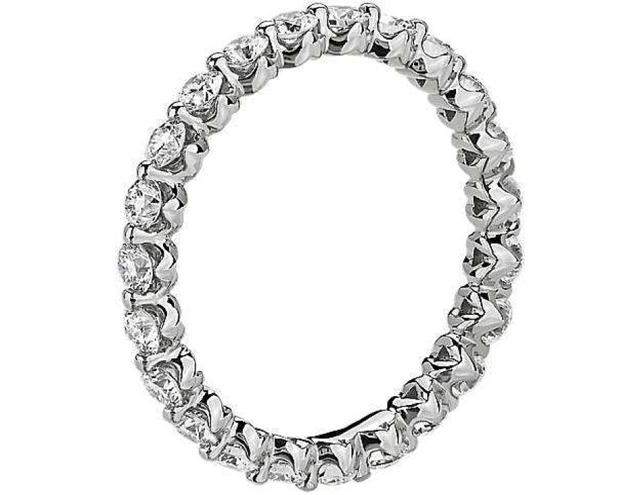 Rings | Blue Nile Floating Diamond Eternity Ring In Platinum (1 Ct. Tw.)