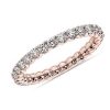 Women'S Rings | Blue Nile Selene Diamond Eternity Ring In 14K Rose Gold (1 Ct. Tw.)