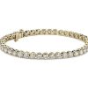 Bracelets | Blue Nile Diamond Tennis Bracelet In 14K Yellow Gold (7 Ct. Tw.)