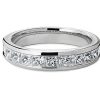 Women'S Rings | Blue Nile Channel Set Princess Diamond Ring In 14K White Gold (1 1/2 Ct. Tw.)