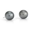 Earrings | Blue Nile Tahitian Cultured Pearl Stud Earrings In 18K White Gold (12-13Mm)