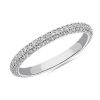 Rings | Blue Nile The Gallery Collection Rolled Pav Diamond Eternity Ring In Platinum (5/8 Ct. Tw.)