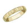 Rings | Blue Nile Rectangle Wedding Ring In 18K Yellow Gold (4Mm)