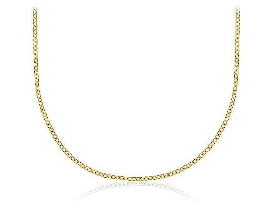 Necklaces | Blue Nile 24" Cable Chain In 18K Yellow Gold (1.15Mm)