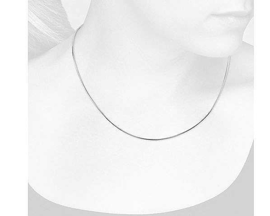 Necklaces | Blue Nile 18" Snake Chain Necklace In Sterling Silver (1.5 Mm)