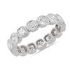 Women'S Rings | Blue Nile Bezel Cushion Diamond Eternity Ring In 14K White Gold (2 1/4 Ct. Tw.)