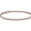 Bracelets | Blue Nile Diamond Tennis Bracelet In 14K Rose Gold (4 Ct. Tw.)