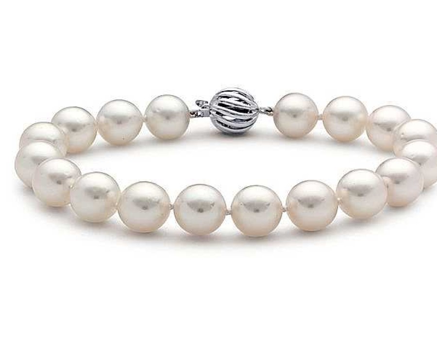 Bracelets | Blue Nile South Sea Cultured Pearl Strand Bracelet With 18K White Gold (9.0-9.5Mm)