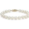 Bracelets | Blue Nile 7.5" Freshwater Cultured Pearl Bracelet In 14K Yellow Gold (7.0-7.5Mm)