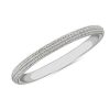 Women'S Rings | Blue Nile Microbead Stackable Ring In Platinum (2Mm)