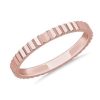 Women'S Rings | Blue Nile Stackable Vertical Mirrors Ring In 18K Rose Gold (2Mm)