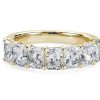 Women'S Rings | Blue Nile Seven Stone Radiant Diamond Ring In 14K Yellow Gold (3 Ct. Tw.)