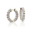 Earrings | Blue Nile Freshwater Cultured Pearl Hoop Earrings In 14K Yellow Gold (3-3.5Mm)