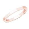 Women'S Rings | Blue Nile Bella Vaughan Euro Shank Diamond Wedding Ring In 18K Rose Gold (0.015 Ctw)