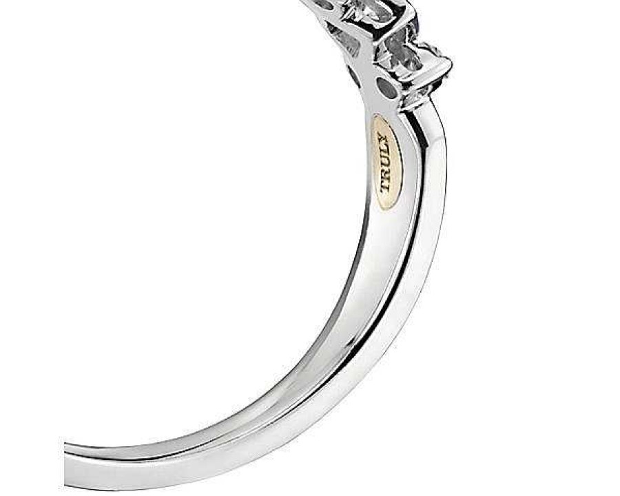 Rings | Blue Nile Zac Zac Posen Knife-Edge Wedding Ring In Platinum