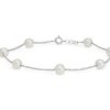 Bracelets | Blue Nile Freshwater Cultured Pearl Tin Cup Bracelet In 14K White Gold (5.5Mm)