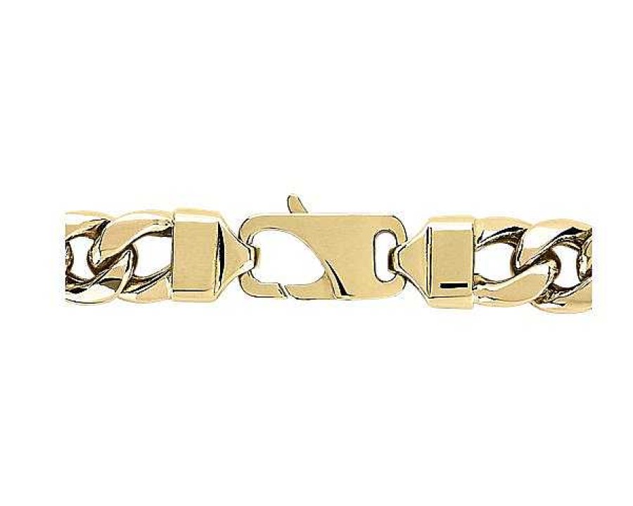 Bracelets | Blue Nile 8" Mens Miami Cuban Link Bracelet In 14K Yellow Gold (15 Mm)